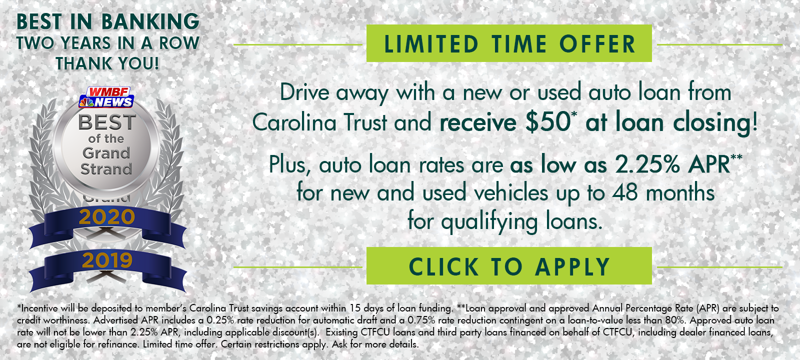 Auto Loans - Carolina Trust Credit Union